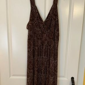 MICHAEL Michael Kors brown paisley polkadot sundress